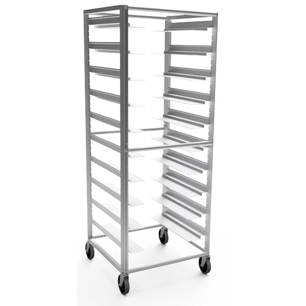 Lockwood Manufacturing Full Height 10 Tray Rack, Adjust Slides, 6" Centers, 17"-23" Wide Pans RR69-UA10 - main